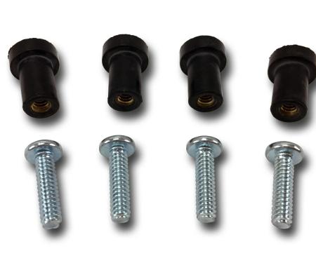 Full Size Chevy Windshield Wiper Motor Nuts, Rubber, 1958
