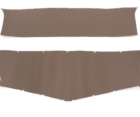Montco Inc / Repops Interior Headliner Kit, Brown, 2pc, 49-50 Chevy GMC Pickup Truck R-CT334