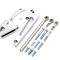 CFR Performance 1963-2015 Chevrolet BBC Big Block Chevy Billet Aluminum Alternator Bracket (SWP) - Chrome HZ-6411-C