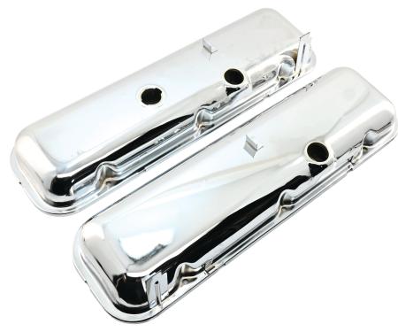 CFR Performance Steel Valve Covers Fits 1965-72 Chevy Big Block 396 427 454 Short W/ Dripper Rails HZ-9503-1