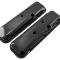 CFR Performance Steel OEM-Style Short Valve Covers Fits 1965-1972 Chevy BB 396-427-454 - Recessed Corner - 1-2 Holes HZ-9504-1