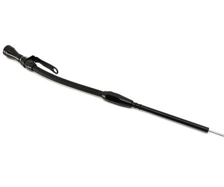 CFR Performance 1980-Up Chevy Small Block Flexible Engine Oil Dipstick - Black Braided CFR-2001-PBK