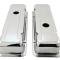 CFR Performance Steel Valve Covers Fits 1980-1984 Chevy 229 3.8L V6 - Short - Chrome HZ-9039-C