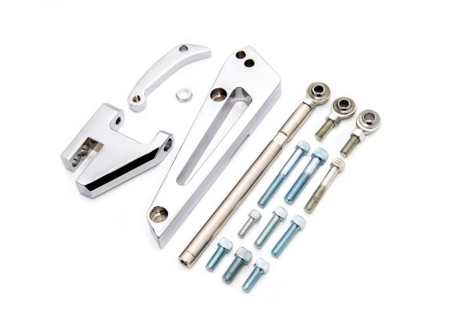 CFR Performance 1963-2015 Chevrolet BBC Big Block Chevy Billet Aluminum Alternator Bracket (SWP) - Chrome HZ-6411-C