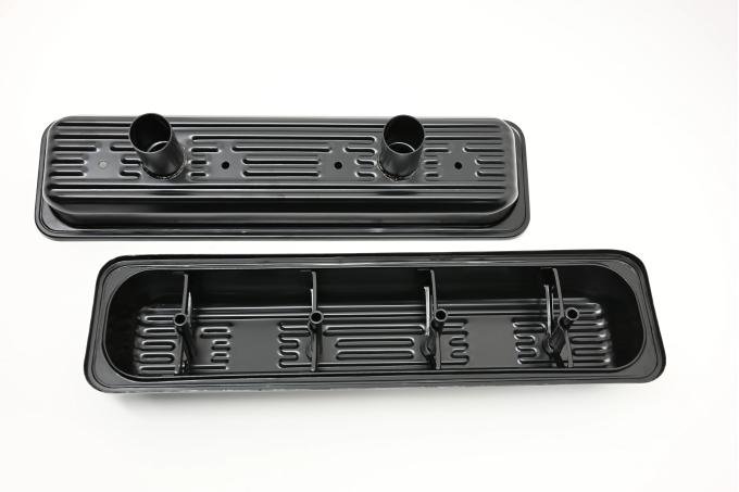 CFR Performance Steel Circle Track Racing Center Bolt Valve Covers Fits 1987-2000 Chevy SB 5.0L/305 & 5.7L/350 HZ-9701