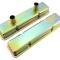 CFR Performance Steel Circle Track Racing Short Valve Covers Fits 1958-1979 Small Block Chevy SBC 283-350 - Zinc Plated HZ-7216-Z