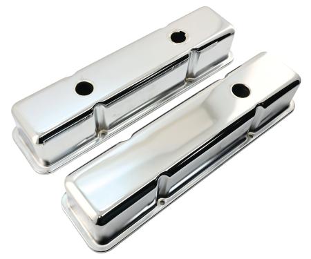 CFR Performance Steel Tall Valve Covers Fits 1958-1986 Small Block Chevy SBC 283-400 - Smooth HZ-9519
