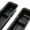 CFR Performance Steel Tall Valve Covers Baffled Fits 1958-1986 Small Block Chevy SBC 283-400 1-Hole / 2-Hole Screw-in - Black HZ-9515-PBK