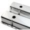CFR Performance Aluminum Tall Ball Milled Valve Covers Fits 1958-1986 Chevy SB 283-400 - Polished HZ-6720-1-POL