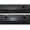 CFR Performance Steel Short Baffled Valve Covers Fits 1958-1986 Chevy SB 283-400 1-Hole / 2-Hole Screw-in - Black HZ-9516-PBK