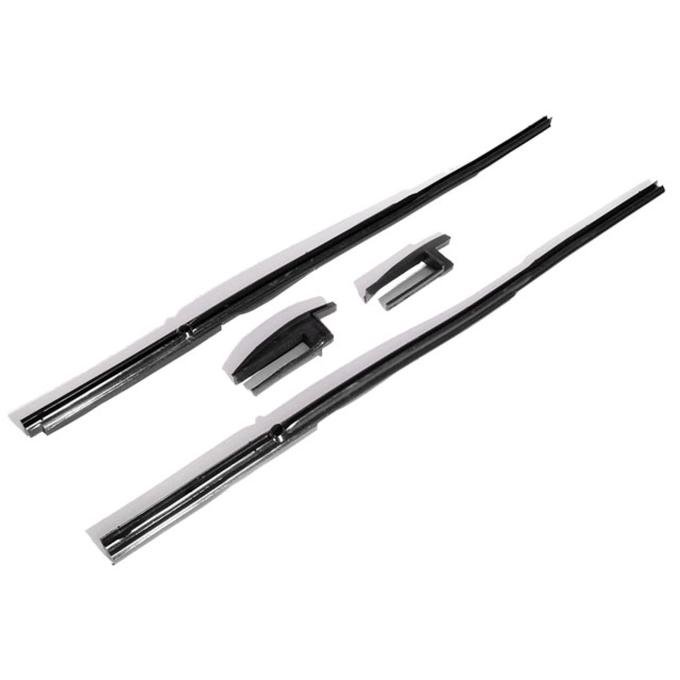 Metro Moulded Parts 1953-1954 Chevrolet / Pontiac Front Vent Window Seals, for Sport Coupes WR 7312