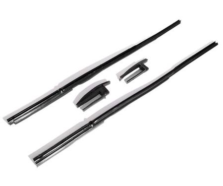 Metro Moulded Parts 1953-1954 Chevrolet / Pontiac Front Vent Window Seals, for Sport Coupes WR 7312