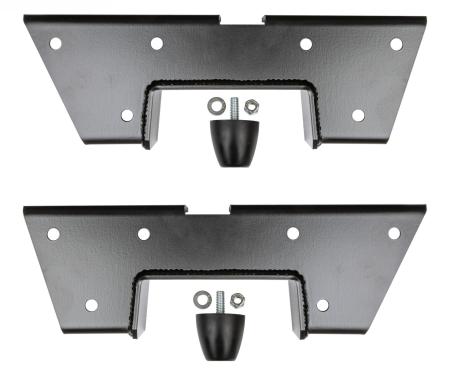Detroit Speed Leaf Spring Frame Notch Bracket Kit 73-87 C10 Truck 040115