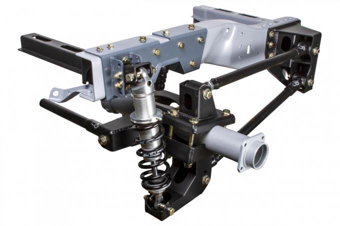 Detroit Speed QUADRALink Suspension Kit Bolt-In Axle Brackets 73-87 C10 Truck Single Adj Shocks 041750-S