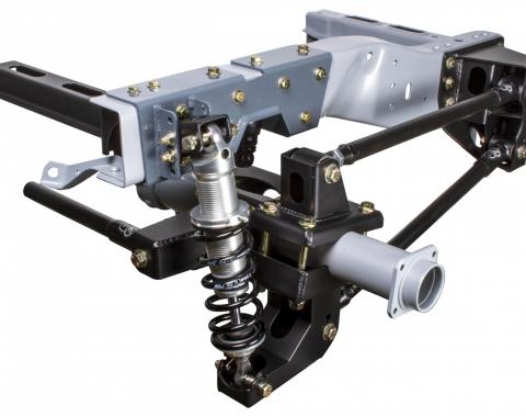 Detroit Speed QUADRALink Suspension Kit Bolt-In Axle Brackets 73-87 C10 Truck Double Adj Shocks w/Remote 041750-R