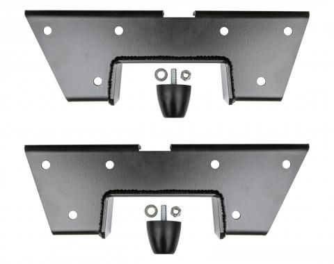 Detroit Speed Leaf Spring Frame Notch Bracket Kit 73-87 C10 Truck 040115