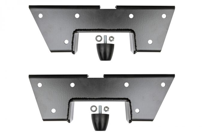 Detroit Speed Leaf Spring Frame Notch Bracket Kit 73-87 C10 Truck 040115