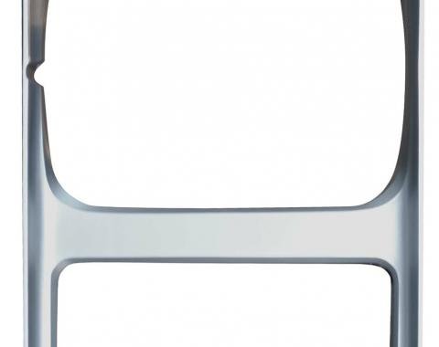 Key Parts '85-'87 Headlight Bezel for Single Headlight, RH, Silver 0851-054