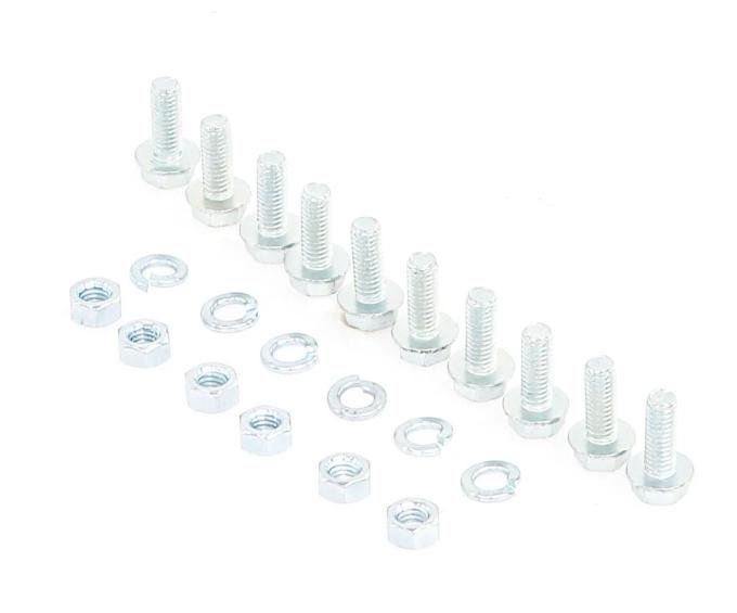 AMD Front Bed Panel Hardware Kit, Zinc, 22 pcs, 54-87 GM Stepside Truck X715-4054-1S
