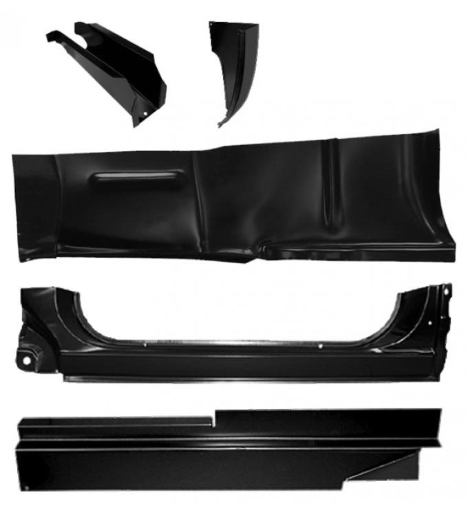 Key Parts '73-'91 Rocker Panel Repair Kit, Driver's Side 0850-001 L