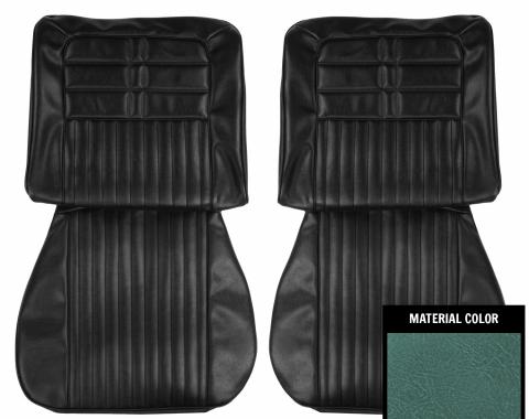 PUI Interiors 1963 Chevrolet Impala/SS Aqua Front Bucket Seat Covers 63BS50U