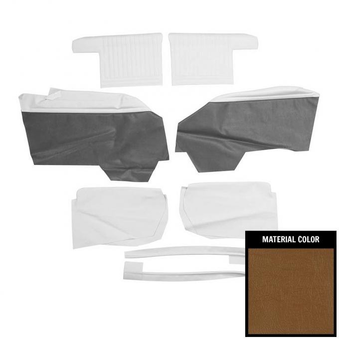 PUI Interiors 1964 Chevrolet Impala SS Convertible Pre-Assembled Saddle Rear Door Panels 64BSD65VP