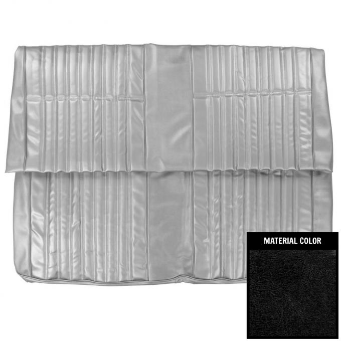 PUI Interiors 1970 Chevrolet Impala Convertible Black Rear Bench Seat Cover 70BSN10V