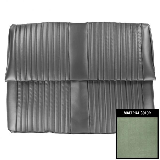 PUI Interiors 1969 Chevrolet Impala/SS Convertible Dark Metallic Green Rear Bench Seat Cover 69BS24V