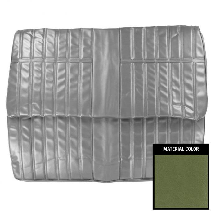 PUI Interiors 1971-1972 Chevrolet Impala Convertible Jade Green Rear Bench Seat Cover 71BS19V