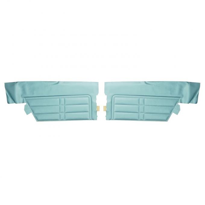 PUI Interiors 1966 Chevrolet Impala/SS Hardtop 2 Tone Blue Rear Door Panels 66BD13C