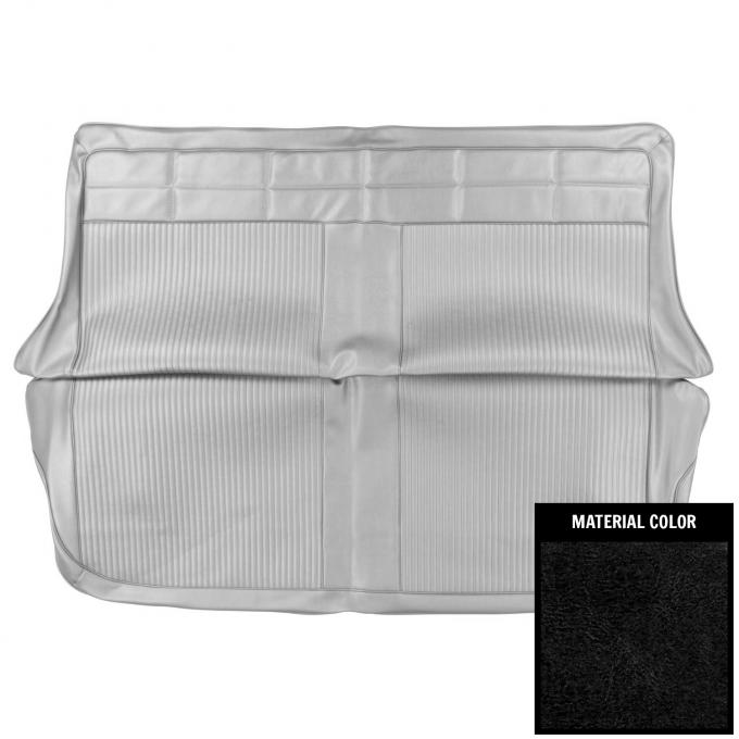 PUI Interiors 1962 Chevrolet Impala 4 Door Wagon Black Rear Bench Seat Cover 62BS4D55W