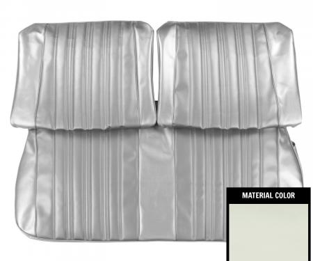 PUI Interiors 1966 Chevrolet Impala/SS White Front Bench Seat Cover 66BS37B