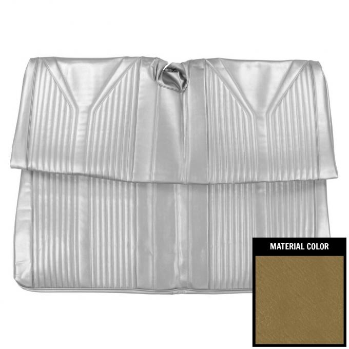 PUI Interiors 1965 Chevrolet Impala/SS Convertible Light Saddle Rear Bench Seat Cover 65BS35V
