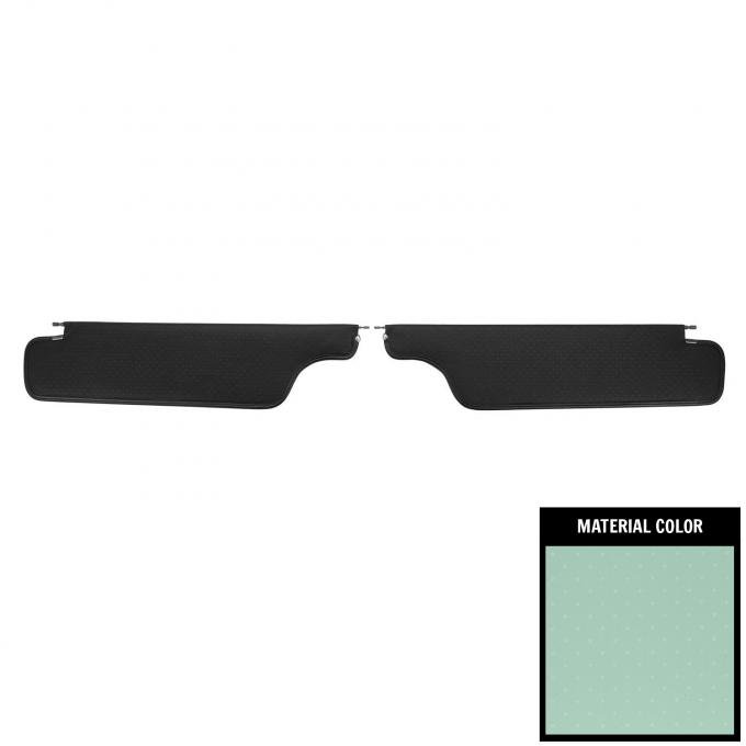 PUI Interiors 1964 Pontiac Bonneville/Catalina Hardtop Blue Star Sun Visors SV16104CC