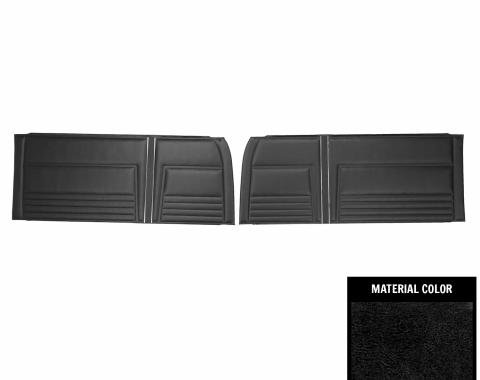 PUI Interiors 1967 Chevrolet Nova Black Front Door Panels D291