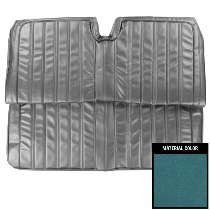 PUI Interiors 1967 Chevrolet Caprice Hardtop Bright Blue Rear Bench Seat Cover 67IS14C