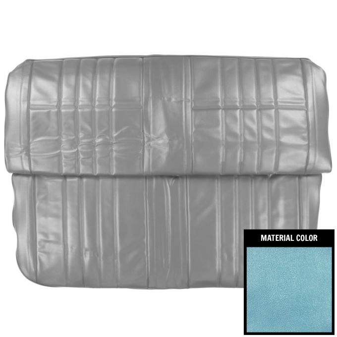 PUI Interiors 1965 Chevrolet Impala 4 Door Sedan/Wagon Light Blue Front Bench Seat Cover 65BS4D12B
