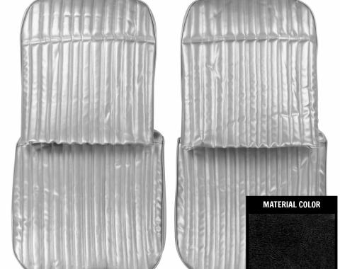 PUI Interiors 1970 Chevrolet Monte Carlo Black Front Bucket Seat Covers 70MS10U