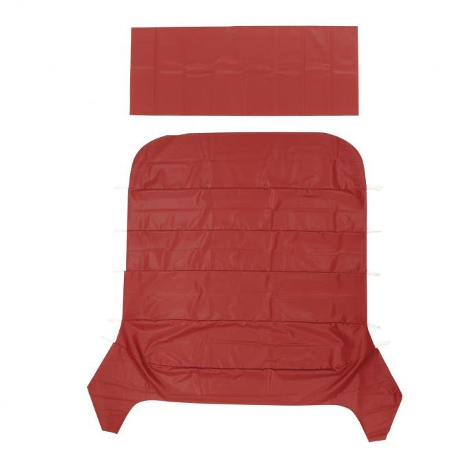 PUI Interiors 1962-1965 Chevrolet Nova Hardtop Dark Red Basketweave Headliner 62XH103A