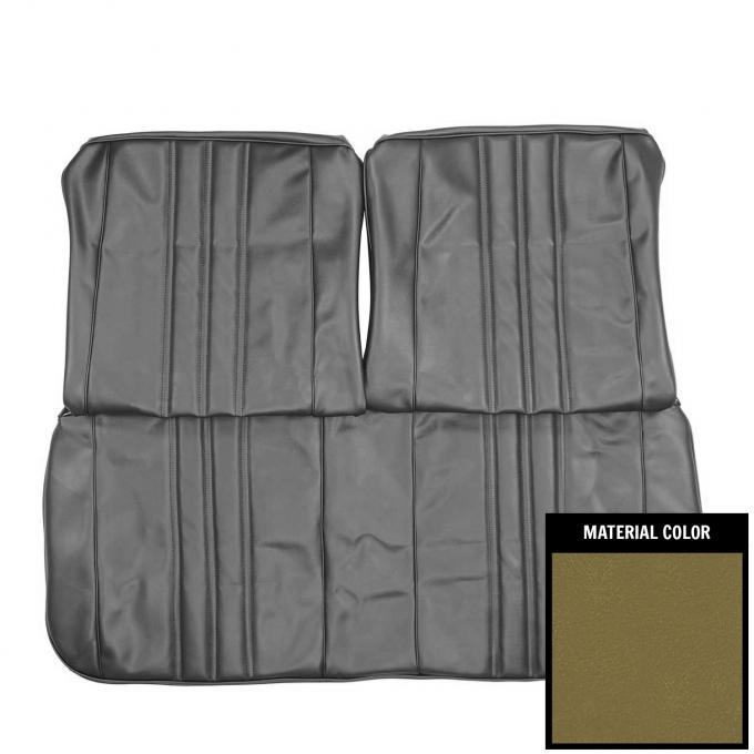 PUI Interiors 1968 Chevrolet Nova Standard Ivy Gold Front Bench Seat Cover 68XS46B