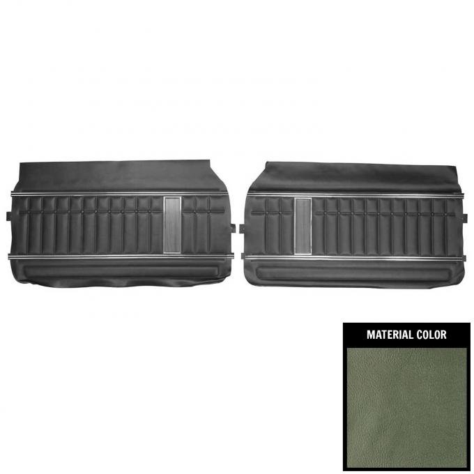 PUI Interiors 1970 Chevrolet Impala Aqua Front Door Panels 70BDN02