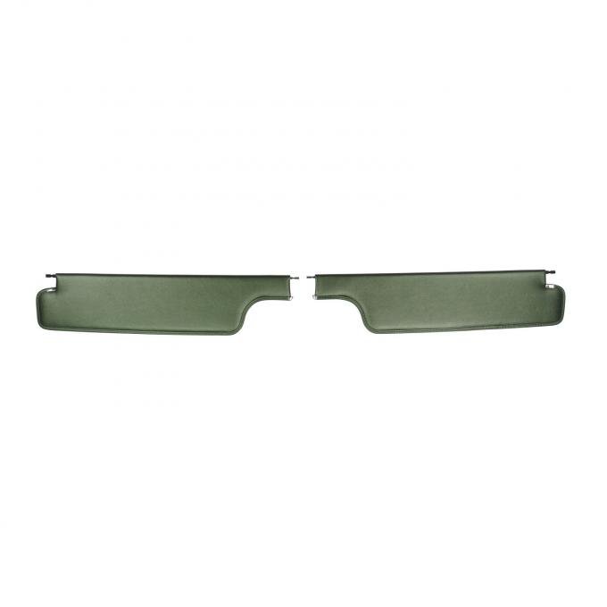 PUI Interiors 1966-1970 Bonneville/Catalina Convertible Dark Metallic Green Sun Visors SV2724