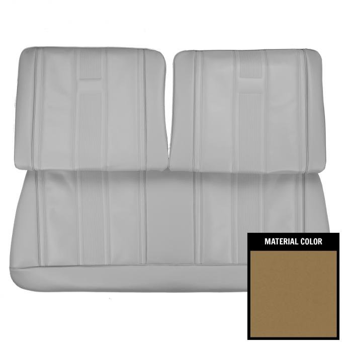 PUI Interiors 1965 Chevrolet Nova 2 Door Light Saddle Front Split Bench Seat Cover 65XS35B