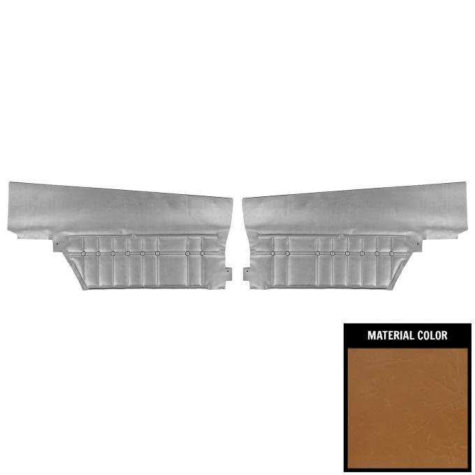 PUI Interiors 1968 Chevrolet Caprice Hardtop Ivy Gold Rear Door Panels 68ID46C