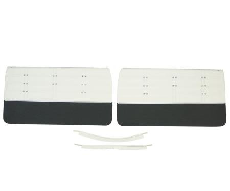 PUI Interiors 1963 Chevrolet Impala/SS Pre-Assembled White Front Door Panels 63BD69FP
