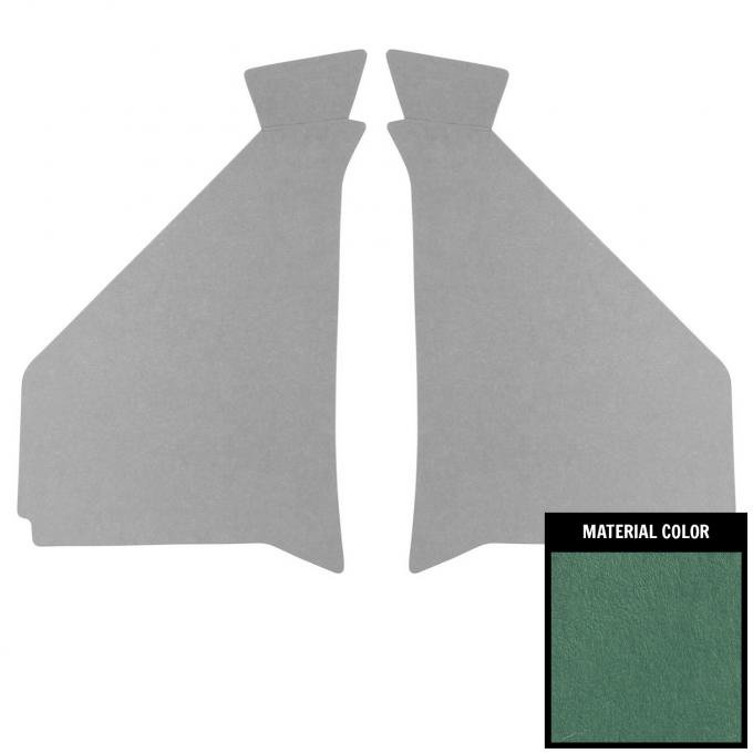 PUI Interiors 1957 Chevrolet Dark Aqua Kick Panel 57BK40