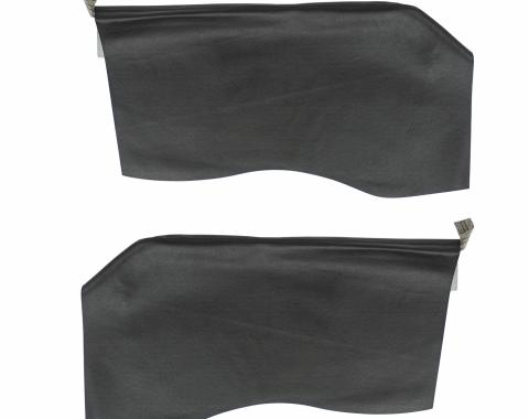 PUI Interiors 1965 Impala/Bonneville/Grand Prix/Catalina Hardtop Black Rear Arm Rest Covers 65BRN10C