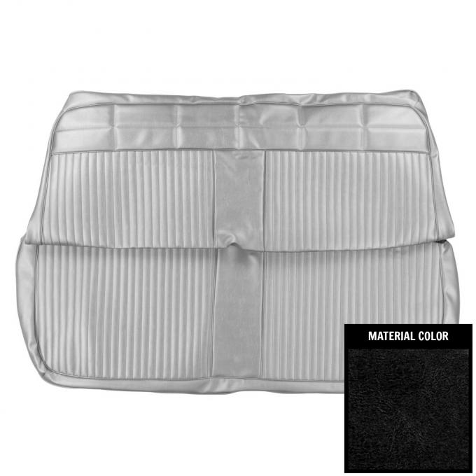 PUI Interiors 1964 Chevrolet Impala 4 Door Black Front Bench Seat Cover 64BS4D55B