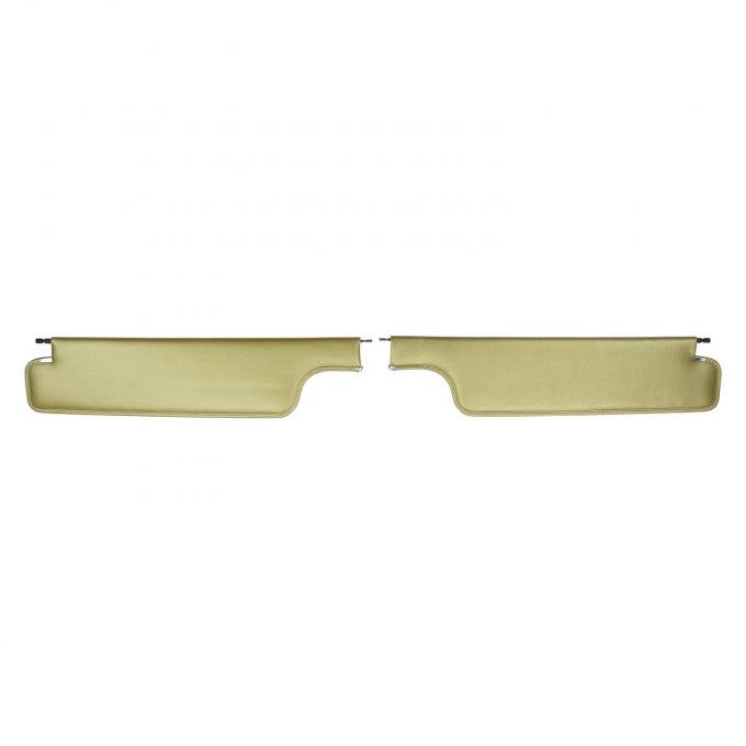 PUI Interiors 1966-1970 Pontiac Bonneville/Catalina Convertible Gold Sun Visors SV2743