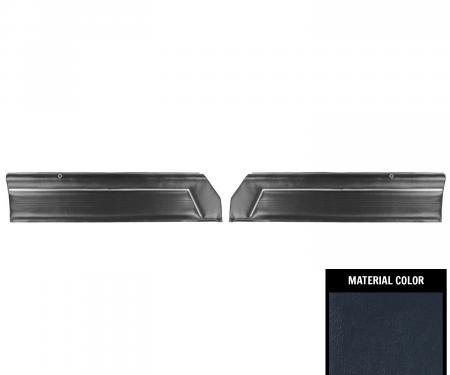 PUI Interiors 1980 Chevrolet Malibu / El Camino Pre-Assembled Navy Blue Front Door Panels 78AD18-P